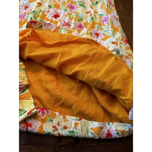 Crown And Ivy Shift Dress Size Medium Floral Sleeveless NWT Beach Costal Resort - Picture 10 of 11